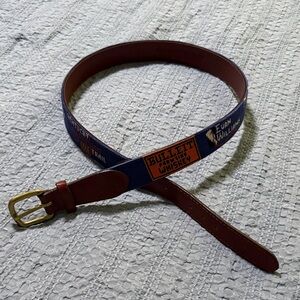 Evan Williams Brown and Blue Men's Belt